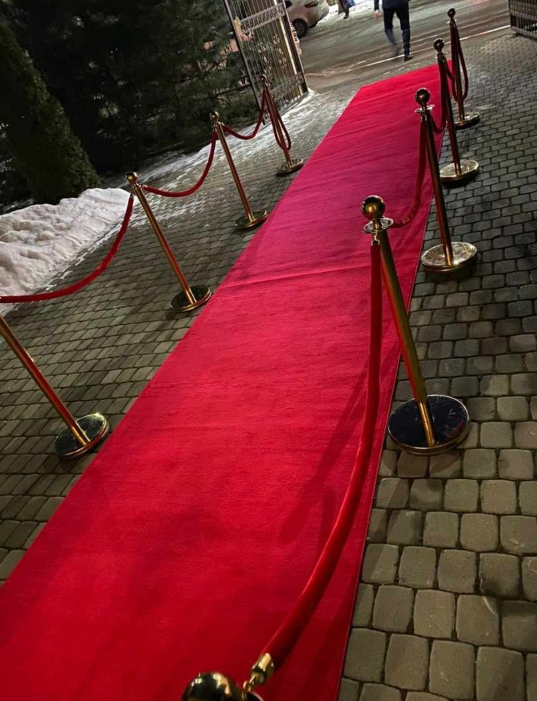 Аренда красная дорожка парфлексы церемониальный набор фан барьеры