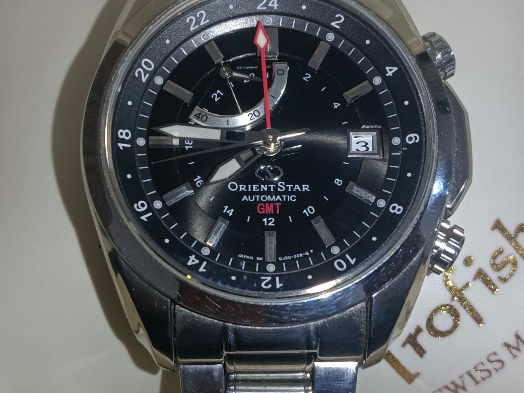 Часы механические Orient star automatic GMT