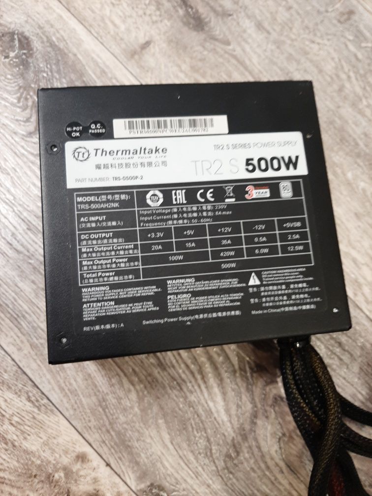 Блок питания thermaltake 500w