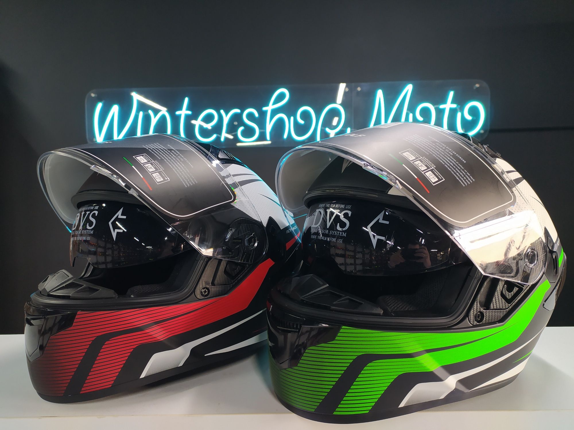 Новый, Качественный Мотошлем "Motowolf" со Встроенными Очками!
