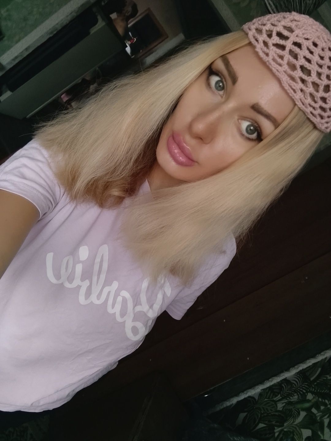 Шапочка кроше вязаная