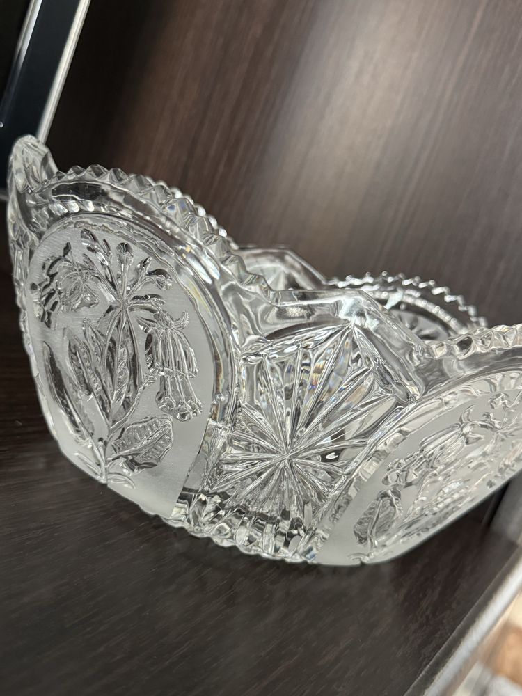 Салатник Чешский хрусталь