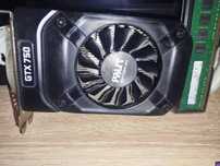 Видиокарта 750GTX