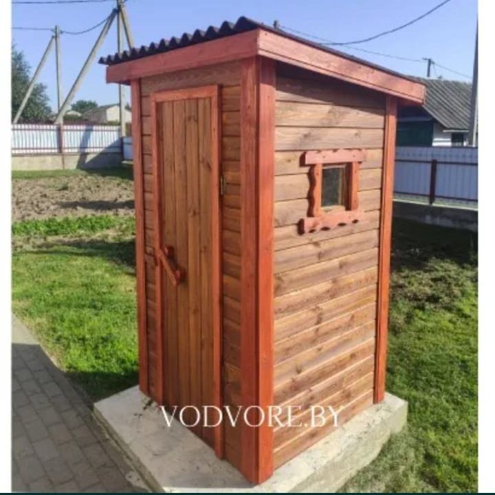 Уличный Деревянные туалет для дачи и Коттеджей