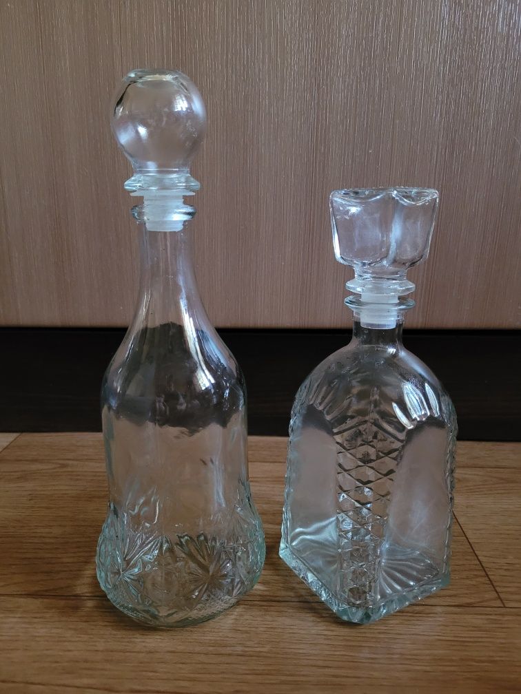 Графины с крышкой для водки и коньяка 0,5 л