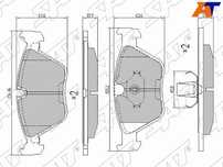 Колодки тормозные перед BMW X3 E83/3 E46 Bmw 525