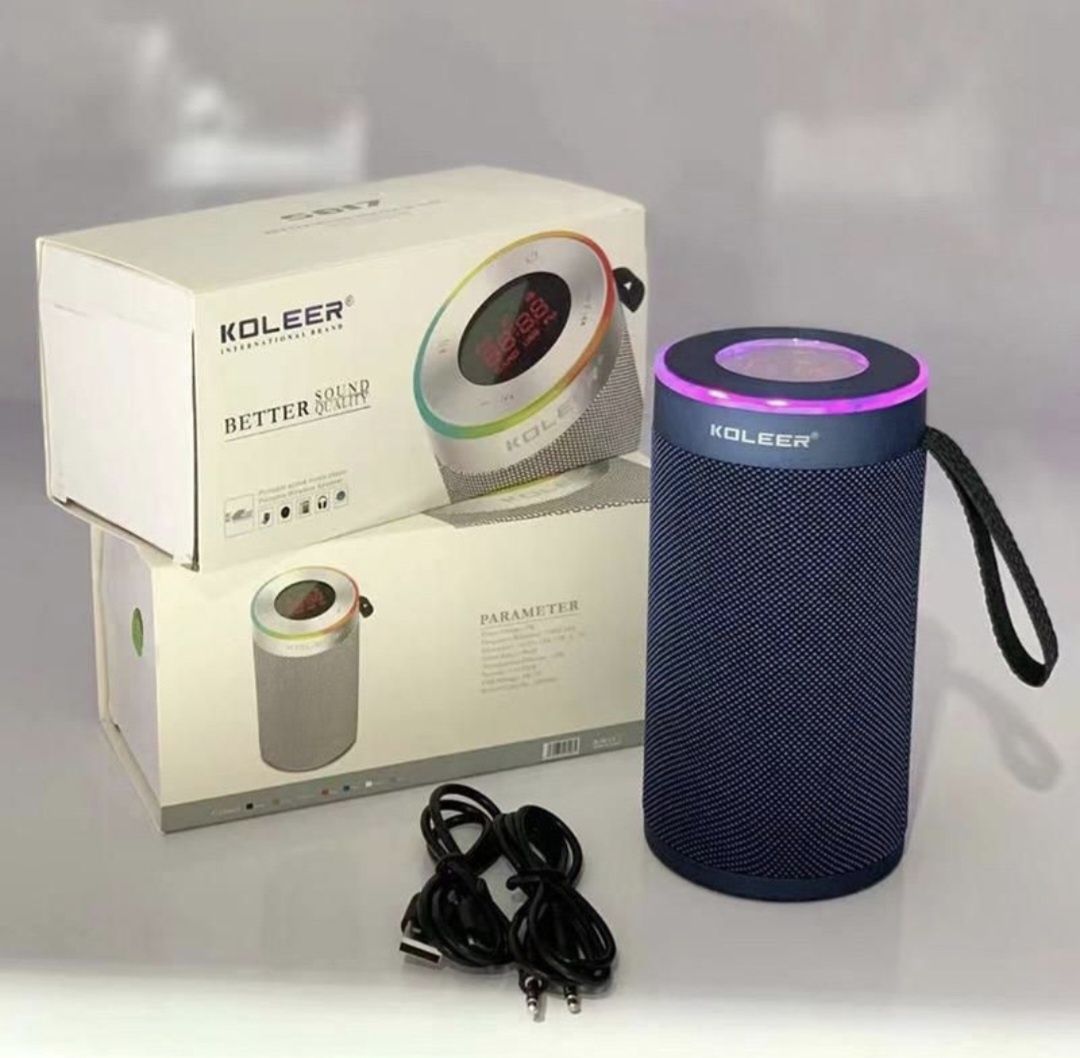 -Колонка Bluetooth KOLEER. Колонка. Портативная кколонка. .

Характери