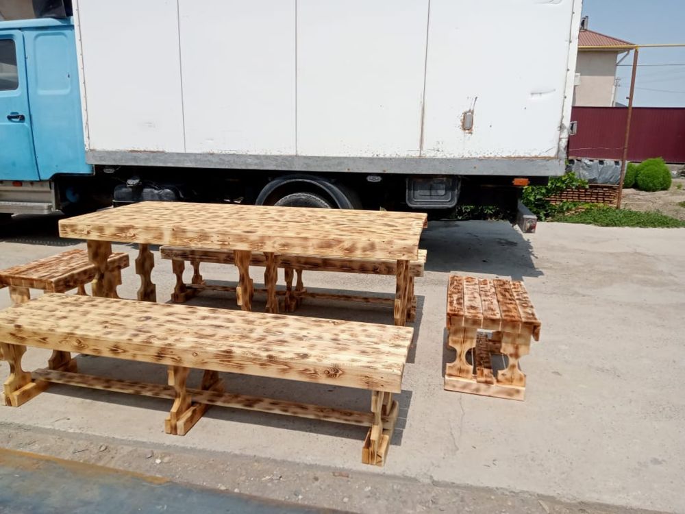 Летний стол стулья