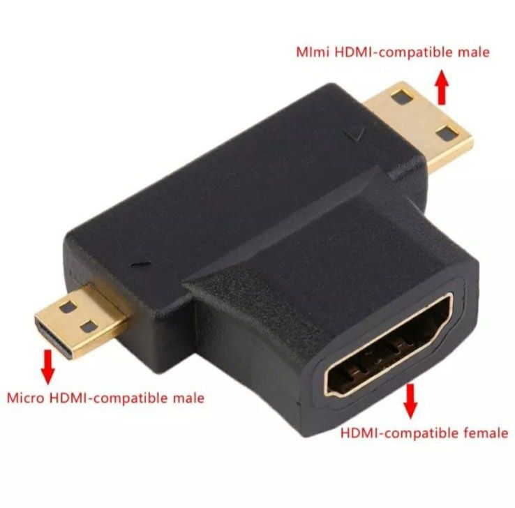 Кабель HDMI переходник HDMI VGA USB