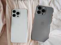 iphone 15 pro max белый и серый
