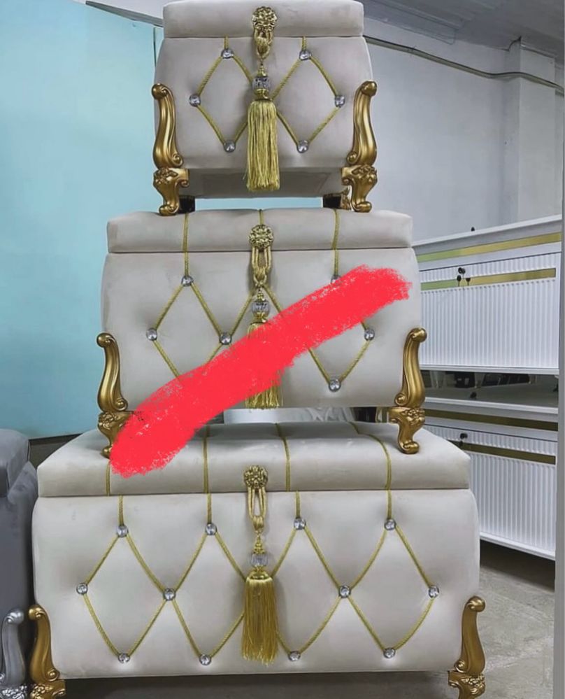 Продам трехъярусный сандык/сундук, кыз жасауы