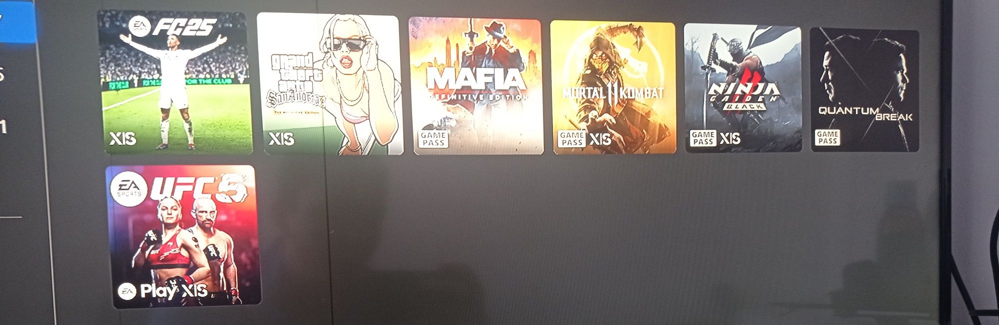 Xbox series s + fc25 + game pass ultimate