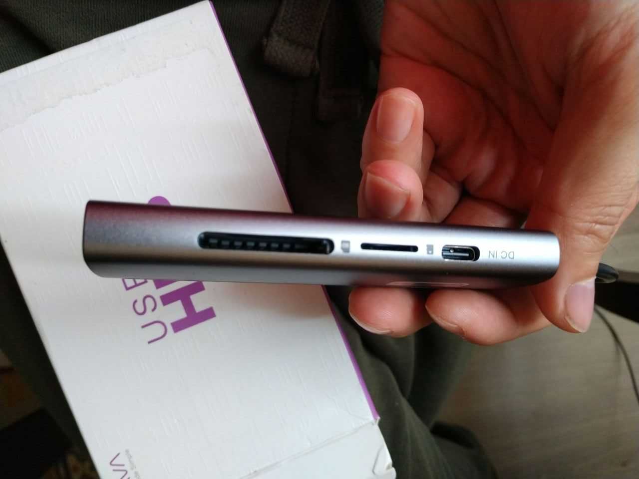 США Новый Юзб Хаб Макбук Концентратор VAVA 7 в 1 USB C Hub 60W PD 4K