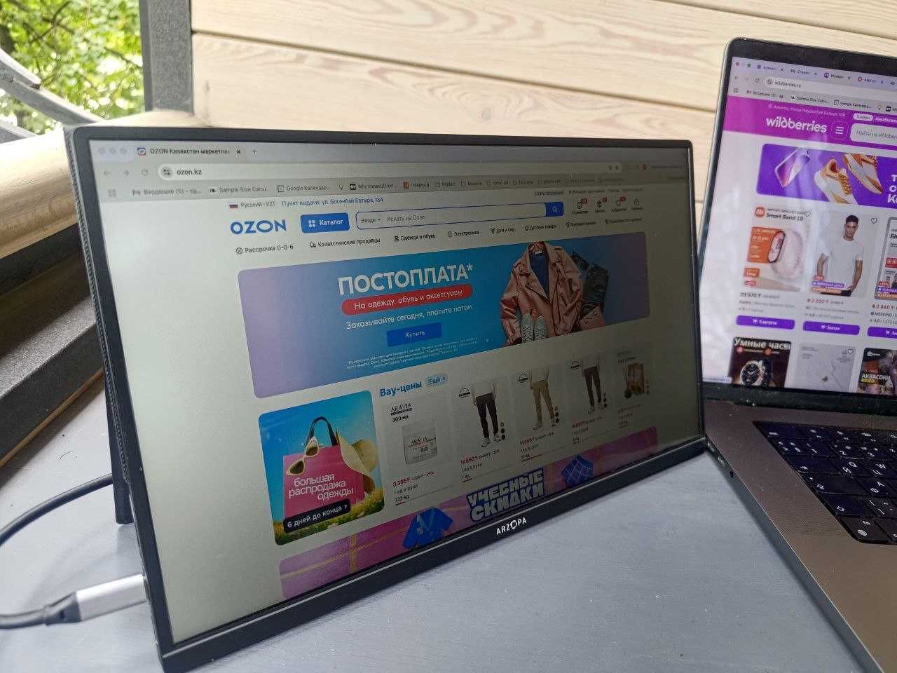 Портативный монитор Arzopa A1 Gamut slim 14"