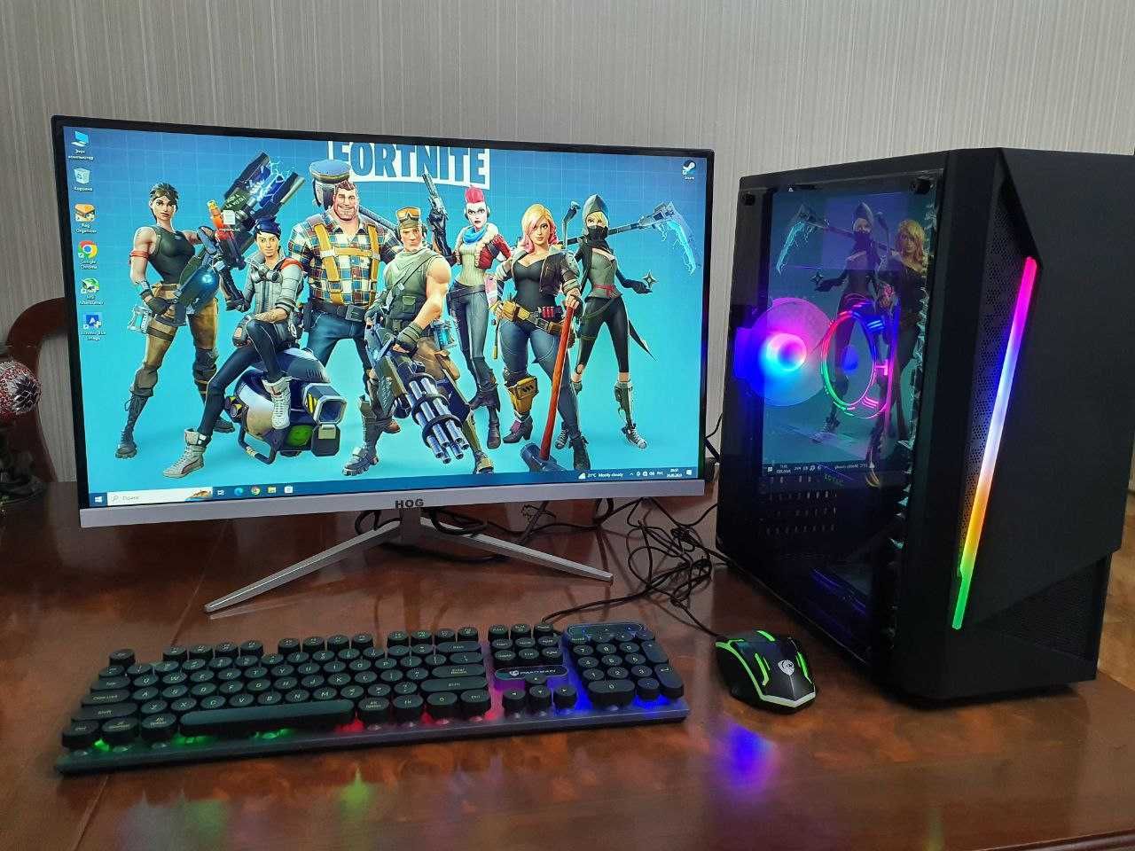 Игровой мощныйКомп-р. Все новое в упаковке. i7/570/8gb/27"мон-р 165Hz