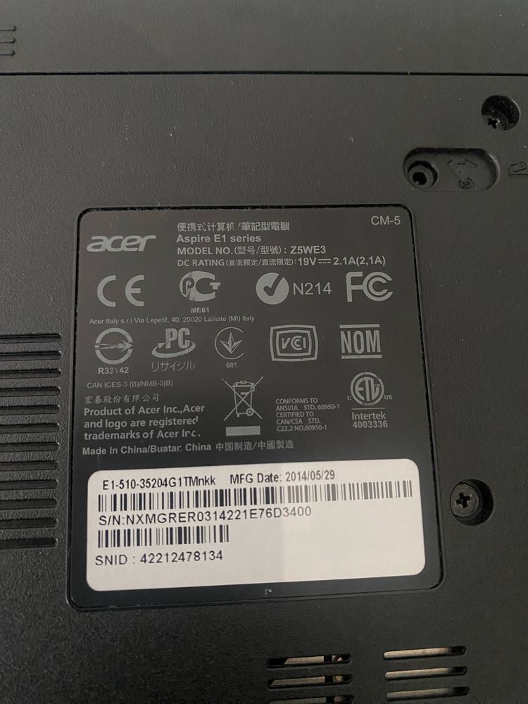 Ноутбук Acer