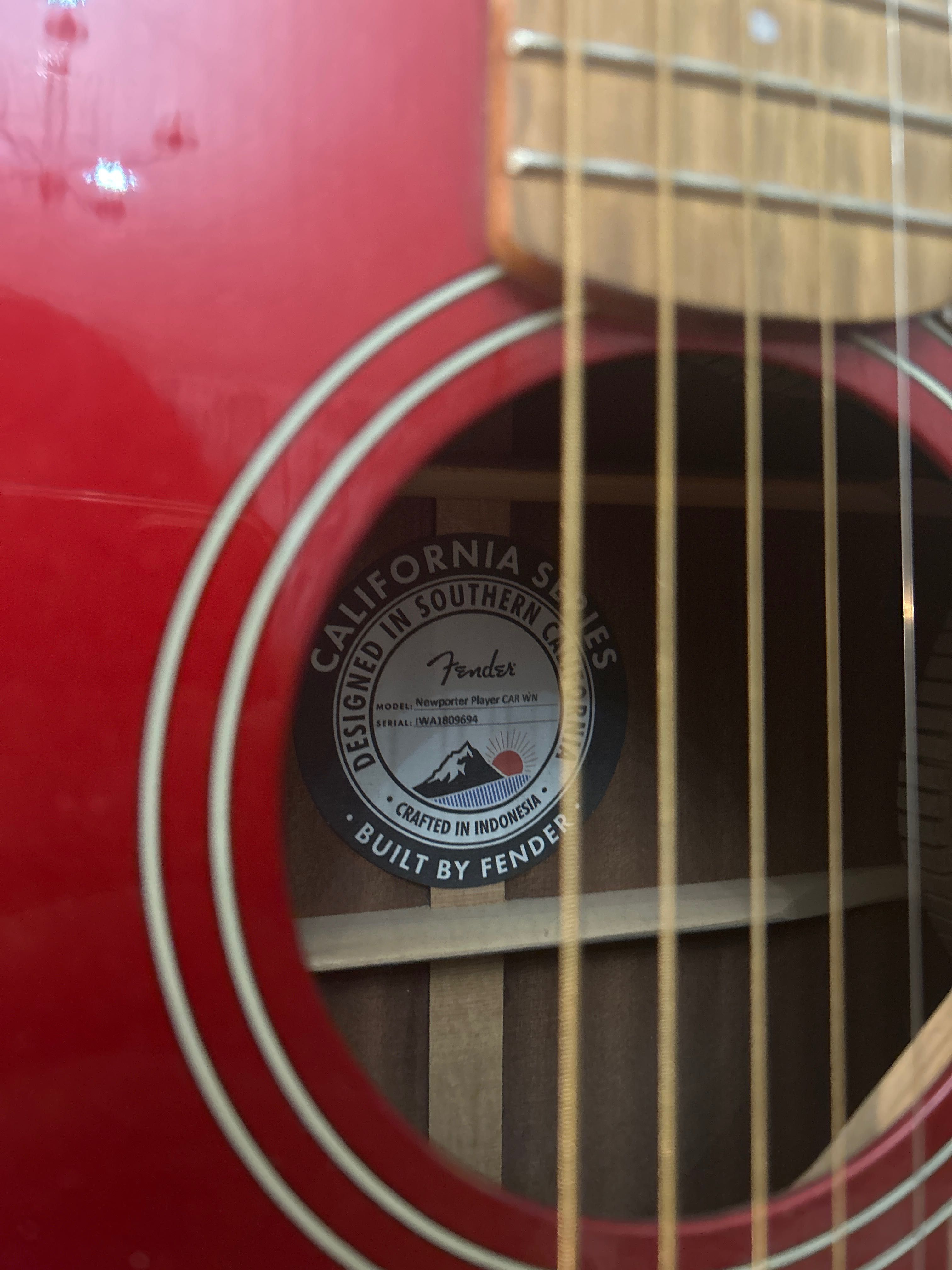 Электроакустическая гитара Fender