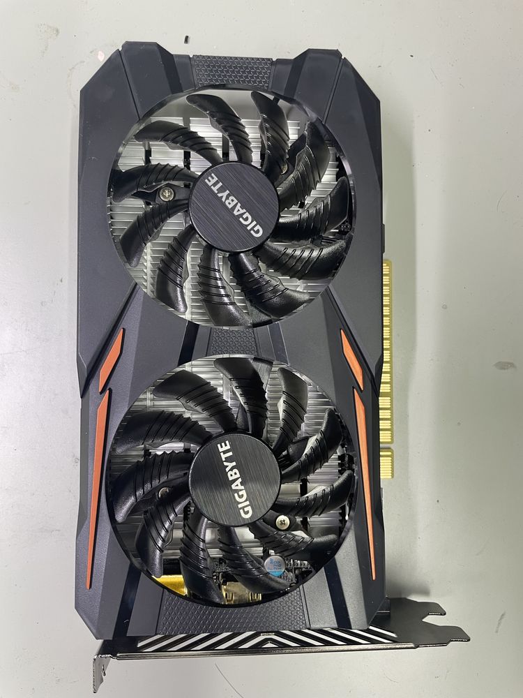 Игровая Видеокарта Nvidia GTX 1050Ti, 4GB, Gigabyte
