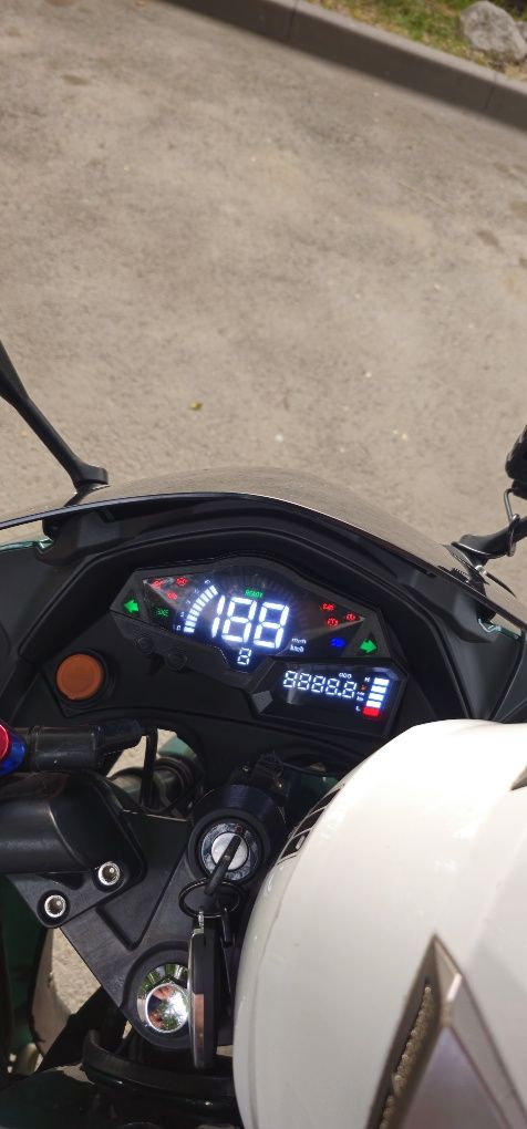 Электро байк 72v.60A.запас хода 110 км.