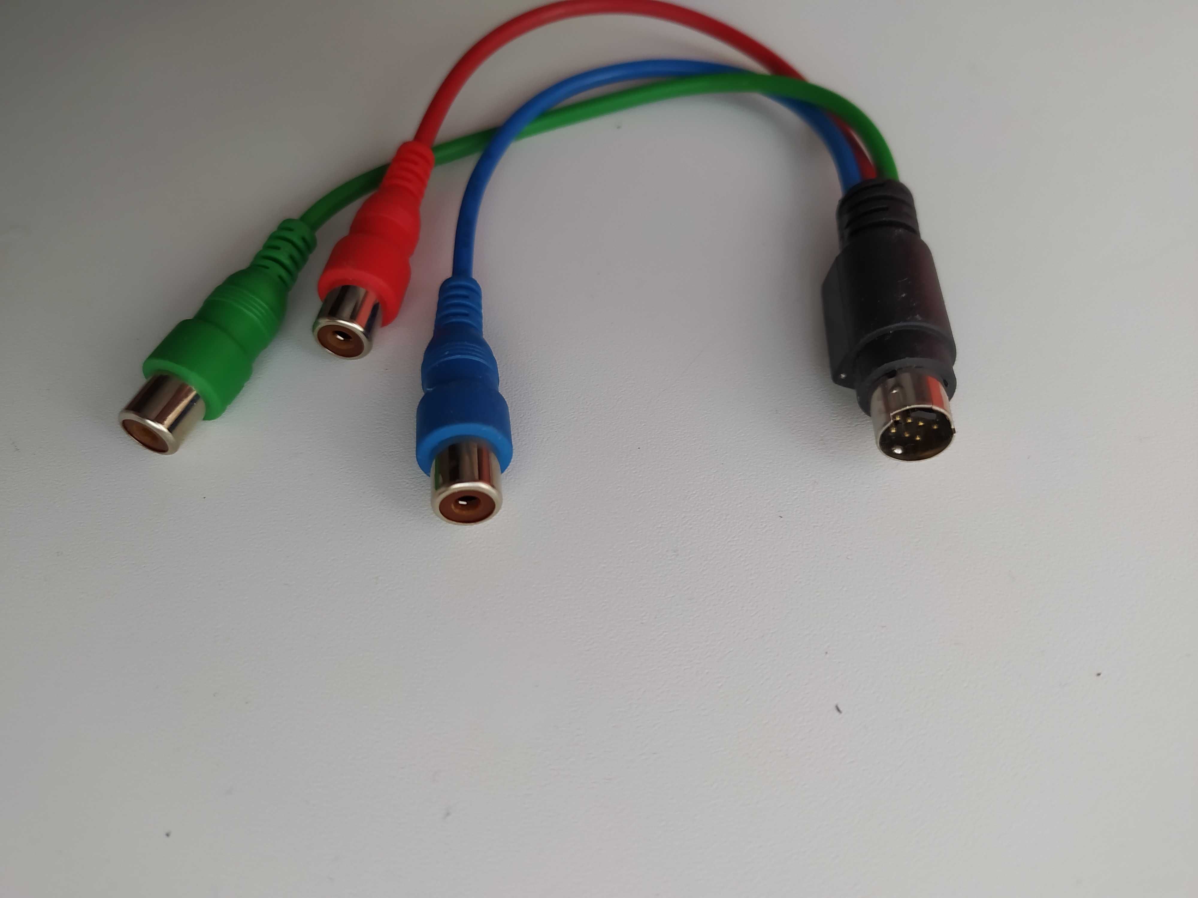 Переходник S-Video (7pin)–3xRCA (AV/тюльпаны)