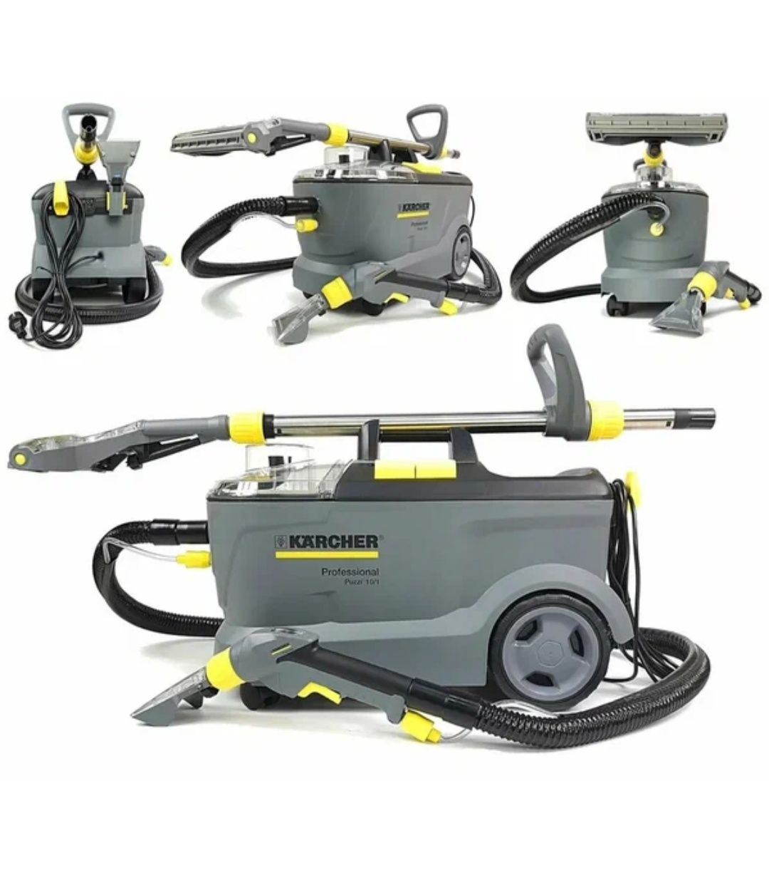 Аренда моющего пылесоса karcher puzzi 10/1 и Пароочистителя Karher