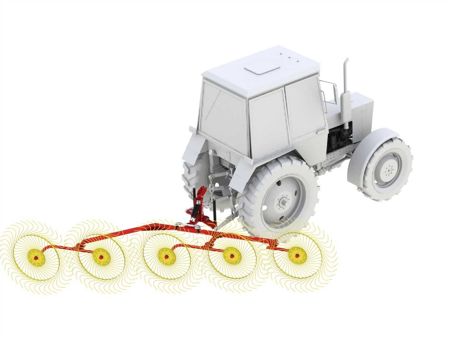 Грабли колесно-пальцевые HARVEST  PWR 5  г.Барнаул.