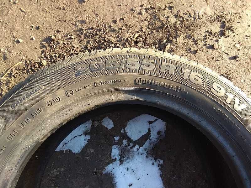 Шины 205/55 R16 - "Continental PremiumContact SSR RunFlat", летние.