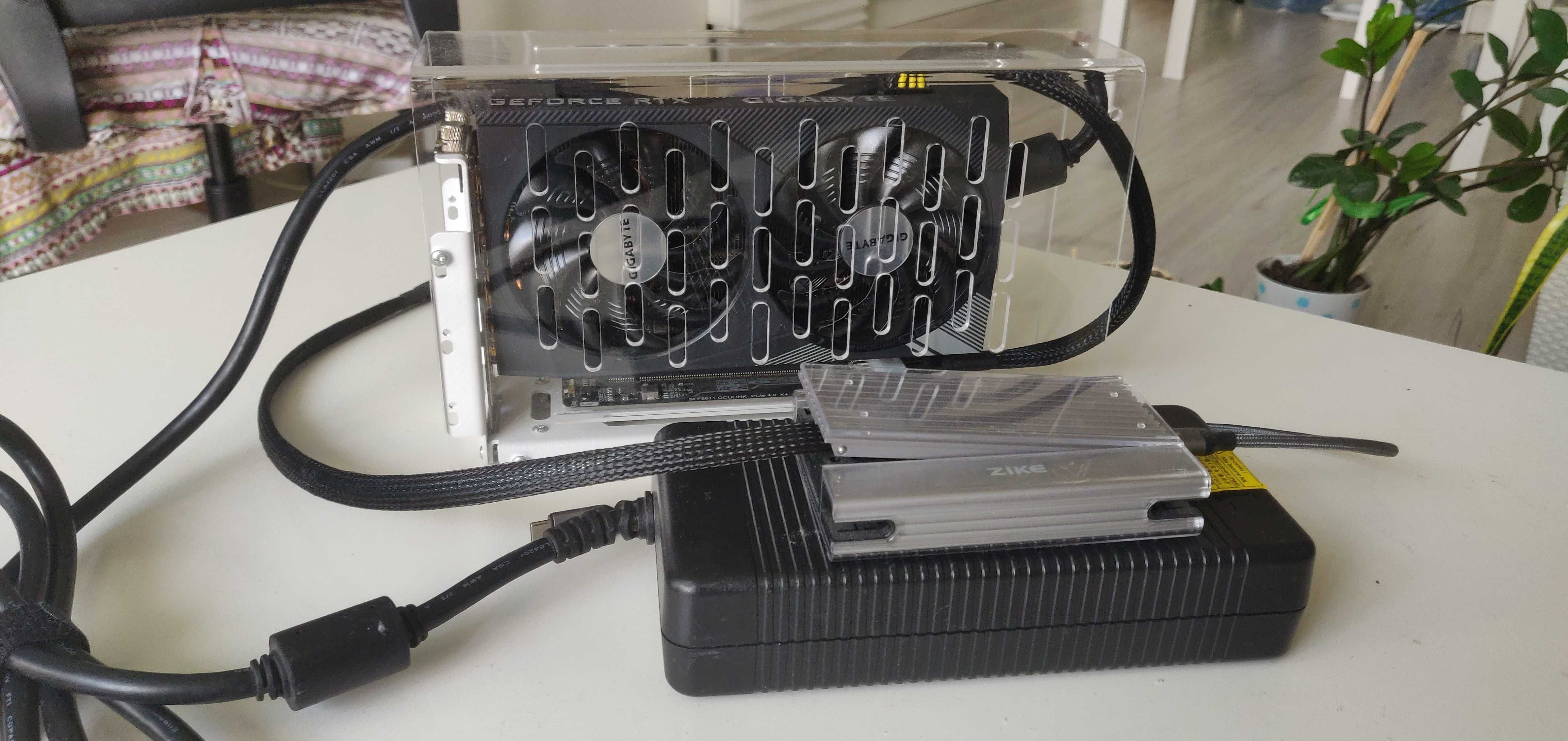 Внешняя видеокарта EGPU usb/thunderbolt 4 Oculink m2 Nvme