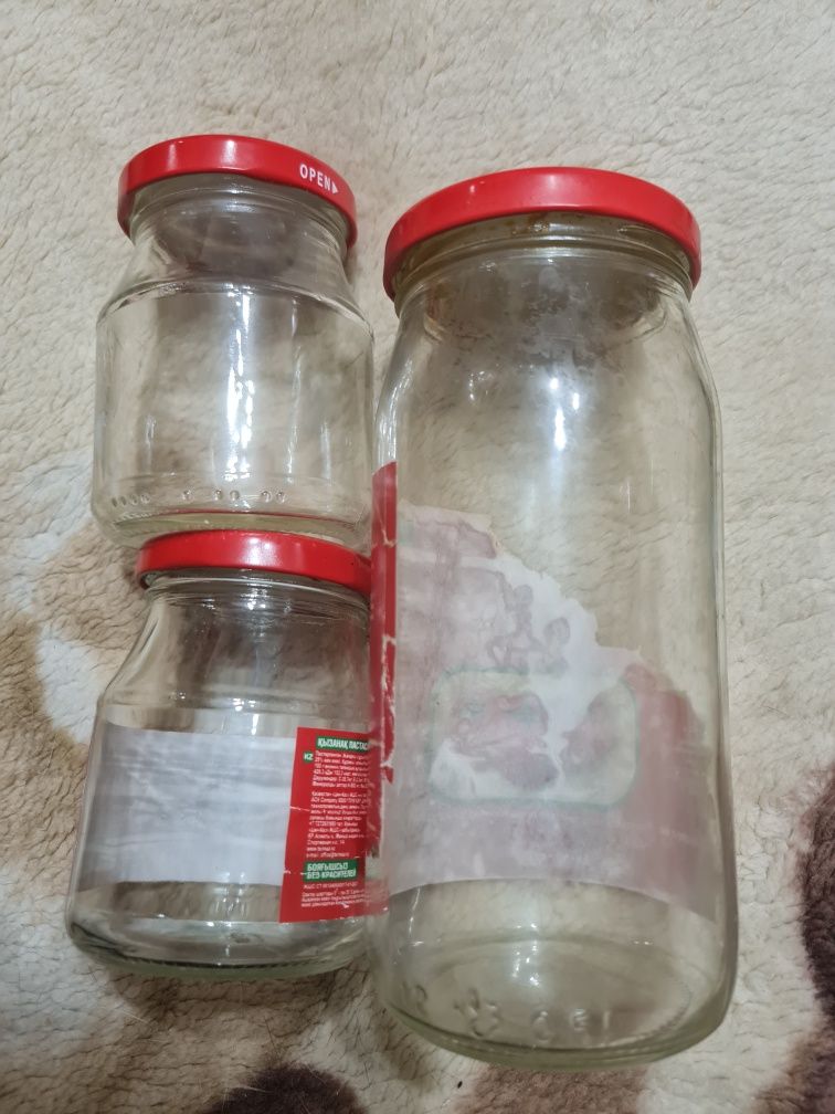 Банки стекло, разного размера