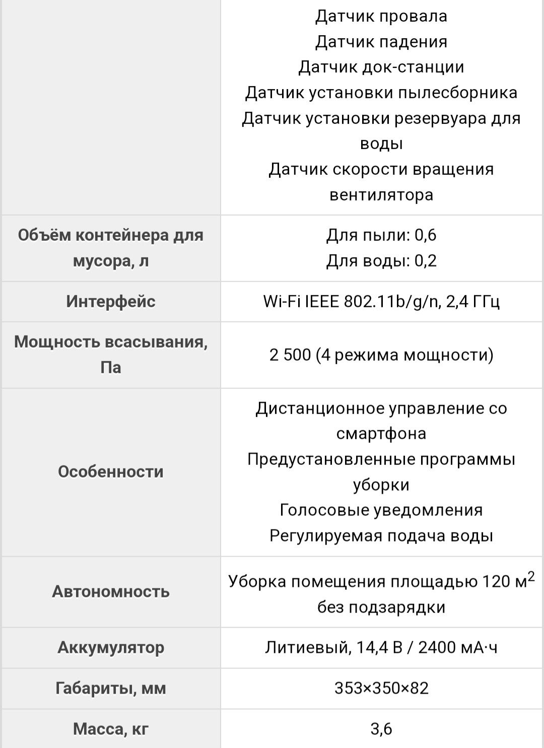 Робот пылесос Mi Robot Vacuum Mop