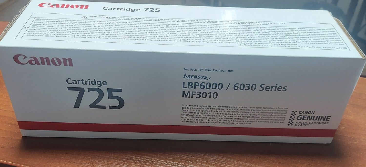 Продам картридж Canon 725