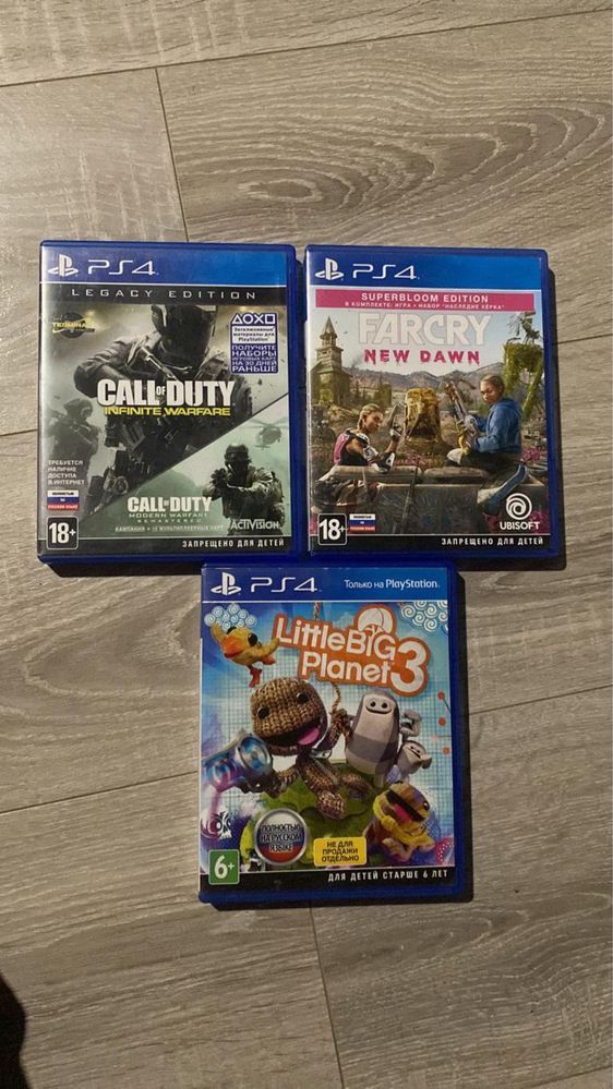 Продам или обменяю диски на Playstation 4