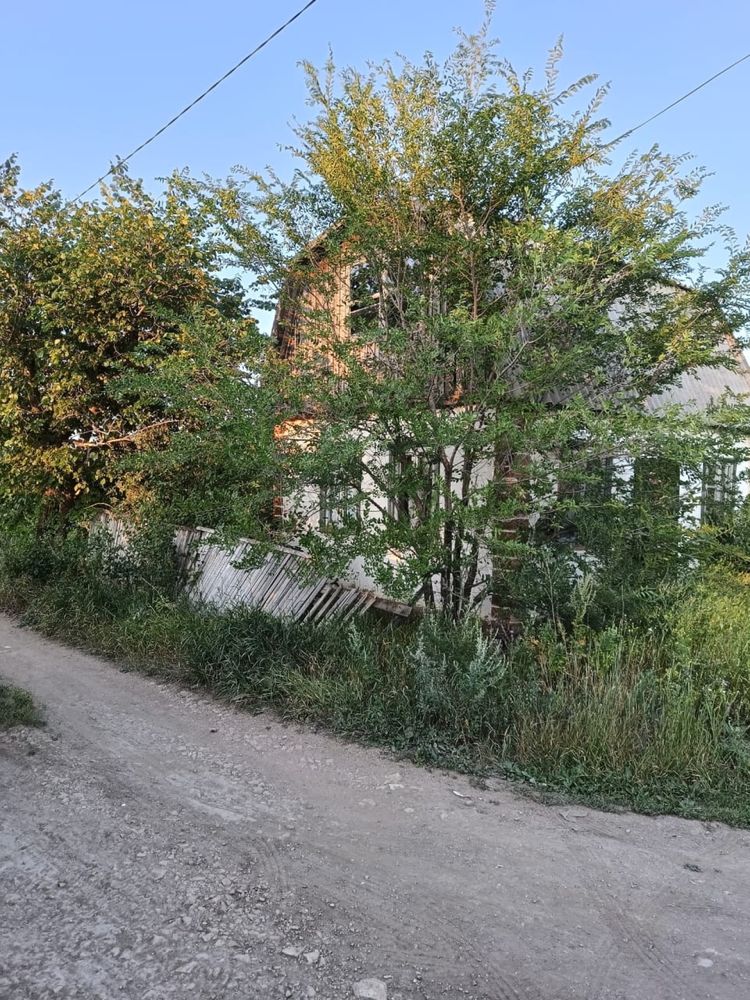 Продам дачную участок с домиком , по центральный улице дача