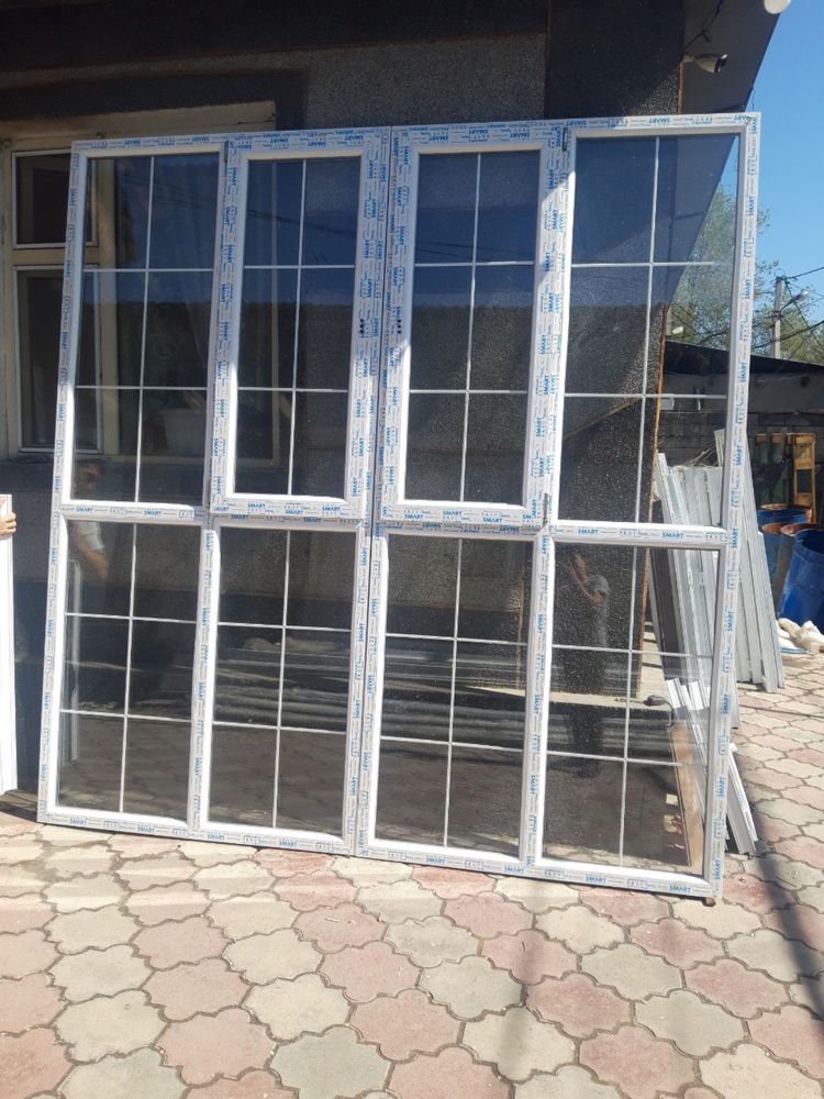 Пластиковые окна двери форточки Алматы доставка Терезе Есік установка