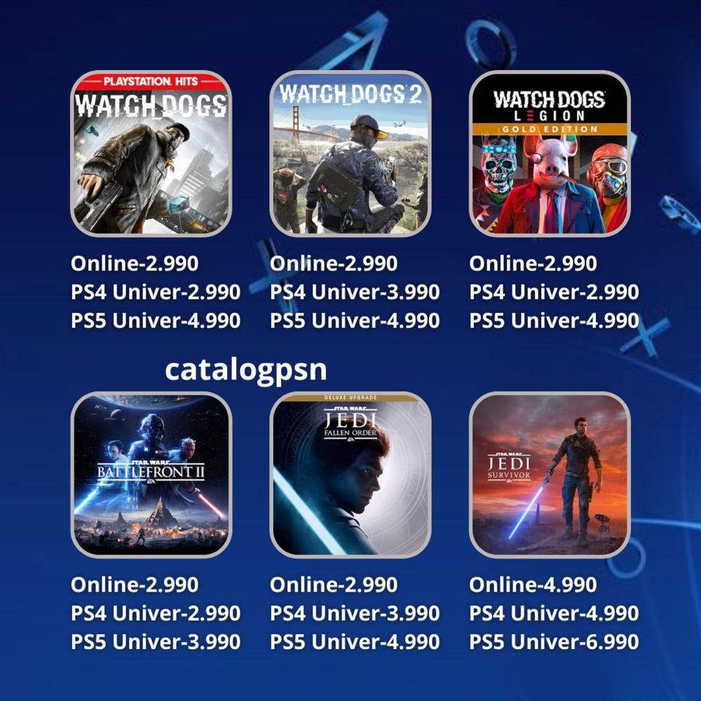 ойындар ps4/ps5