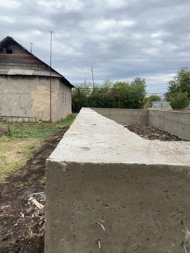 Фундамент заливка. Фундамент куямыз
