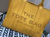 marc jacobs tote bag yellow leather