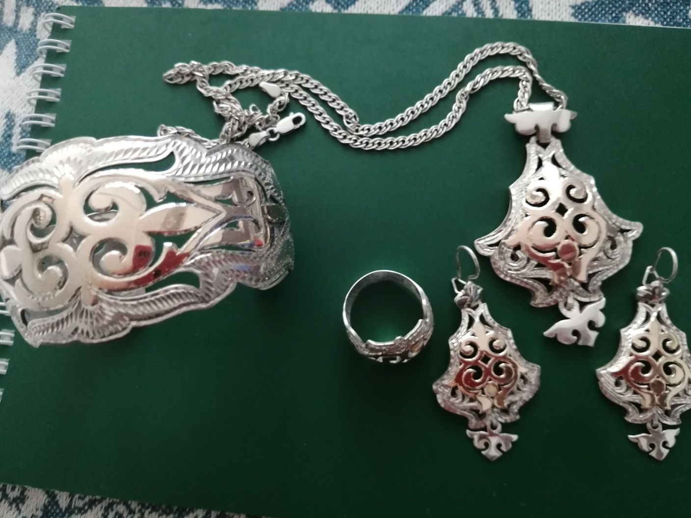 Серебрянный набор