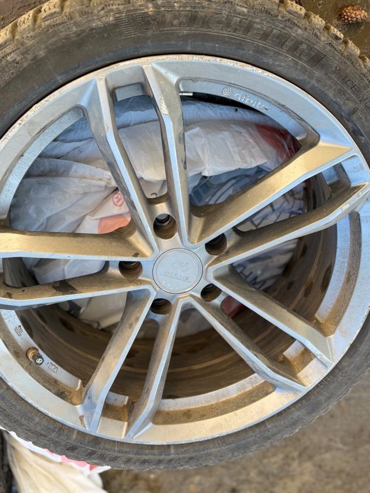 Диски R18 5x114.3 Toyota Lexus Шины Michelin Зима