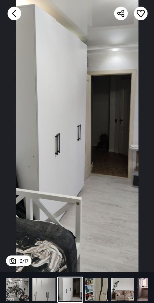 Продам 3-х комн кв в 7-25 кирпичная высотка 4 этаж высотка