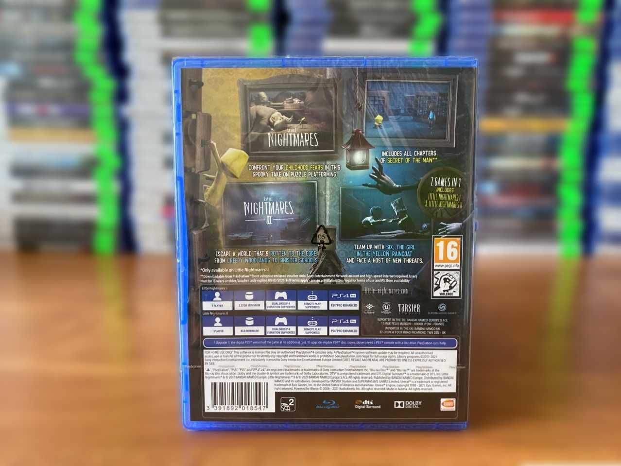 Новый Little Nightmares 1+2 PS4/PS5 Большой Выбор Игр
