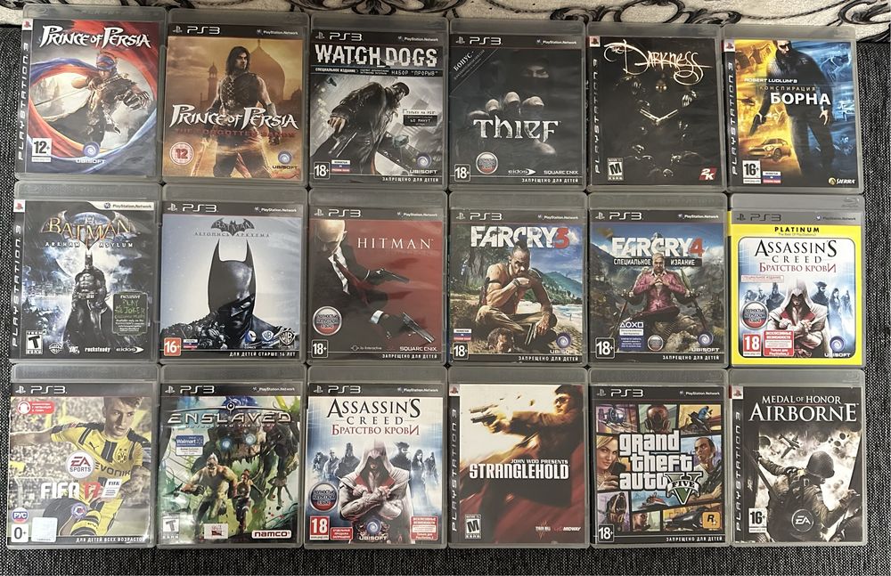 Игры PlayStation 3 Цены разные