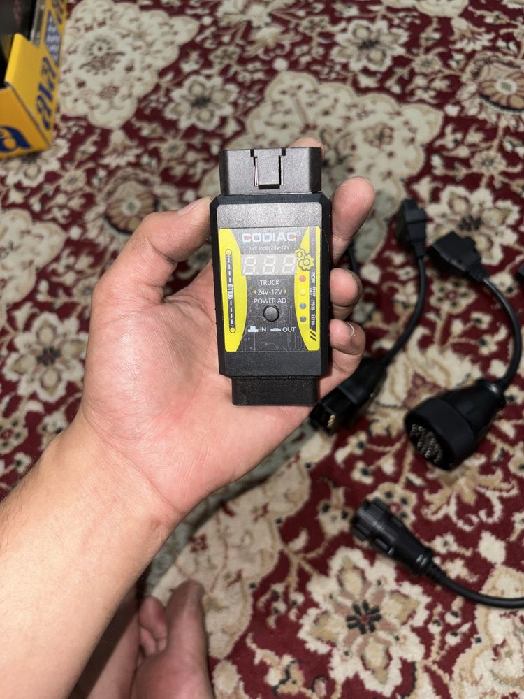 Переходники 24v12 на OBD2 комплект.