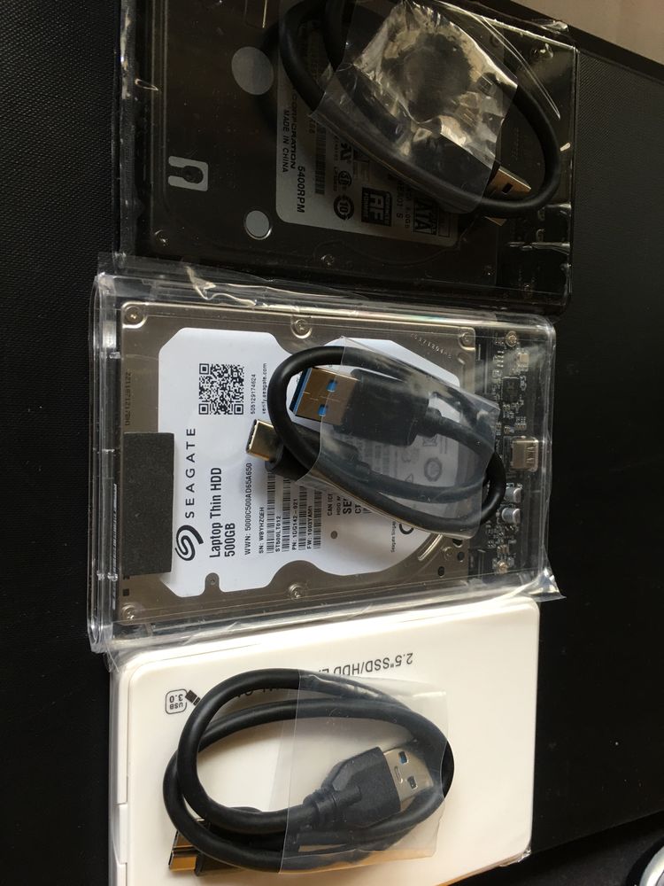 Жёский диск USB 3.1 500Gb. 1T.