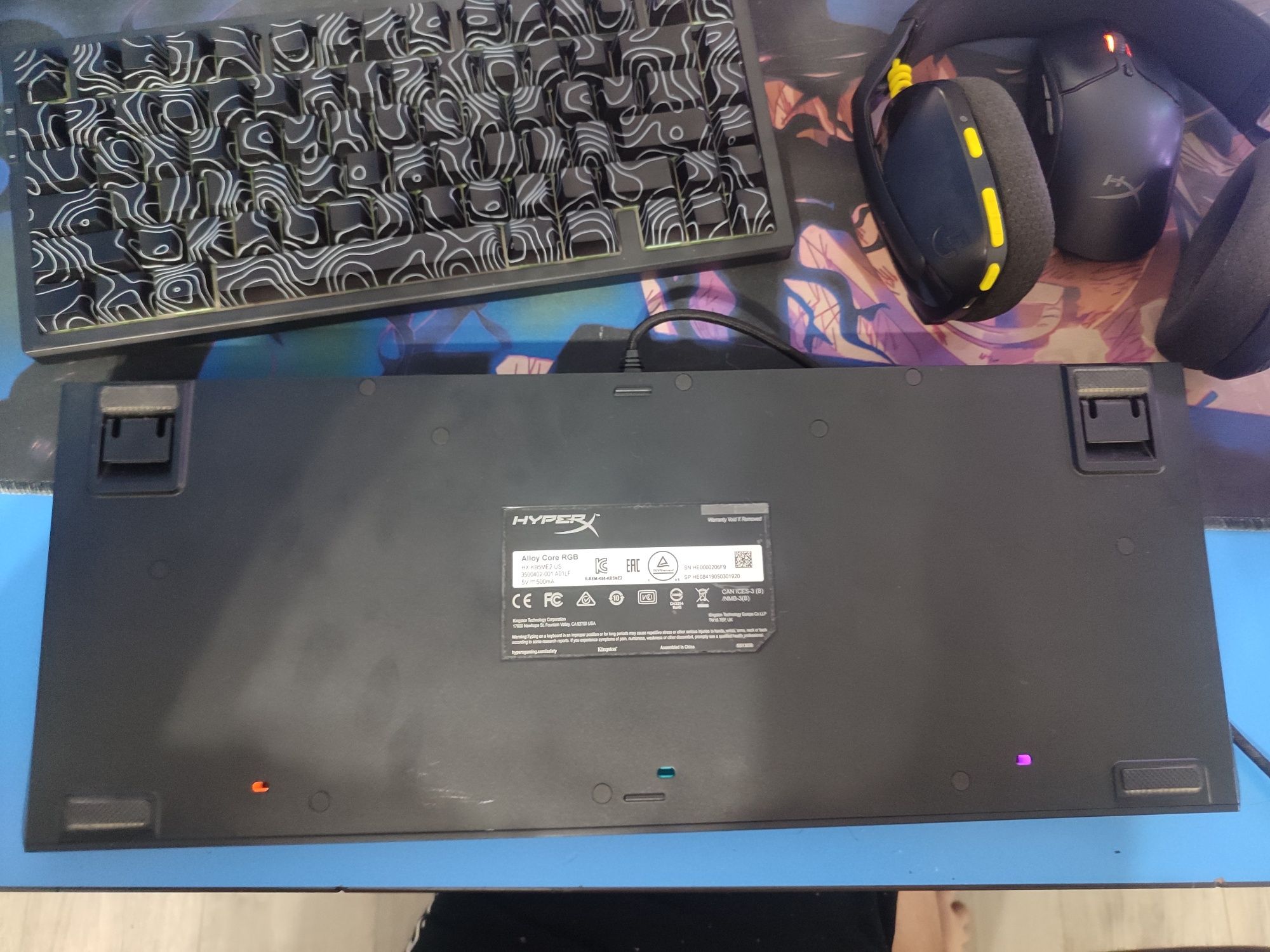 клавиатура hyper x core rgb черный