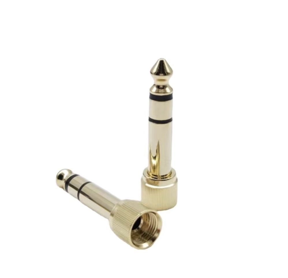 Переходник для наушников адаптер с mini jack 3,5mm на jack 6,3 stereo