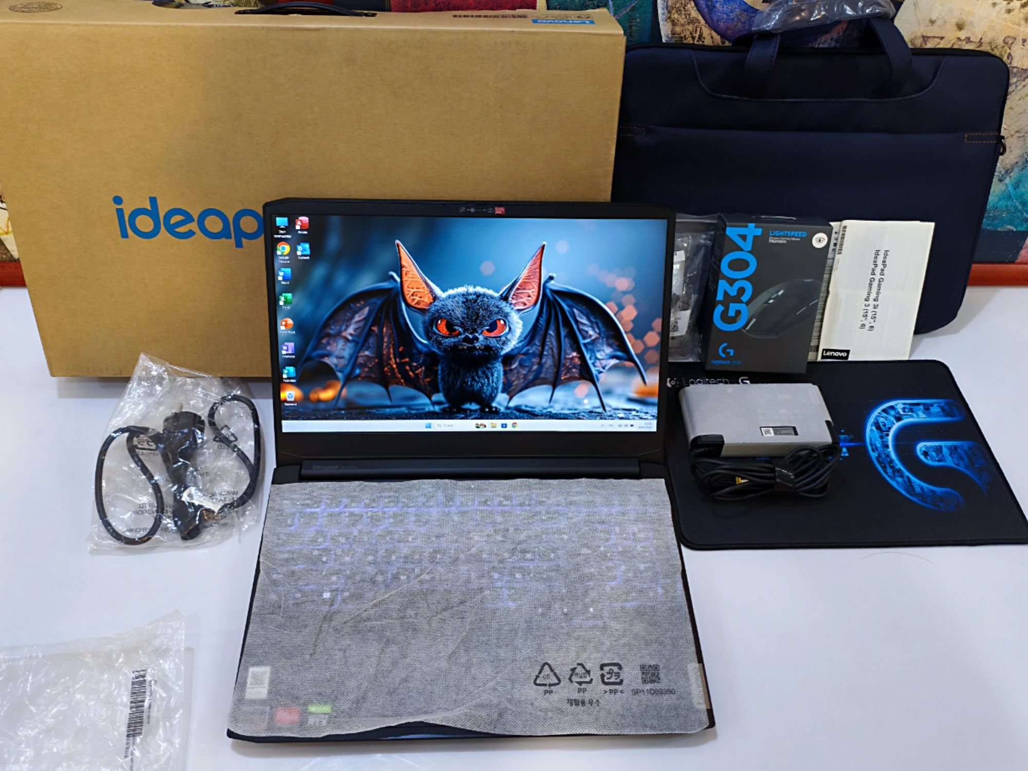 Игровой Ryzen 5-5 SSD512GB ОЗУ16ГБ Мощный Ноутбук RTX3050 Ti Gaming