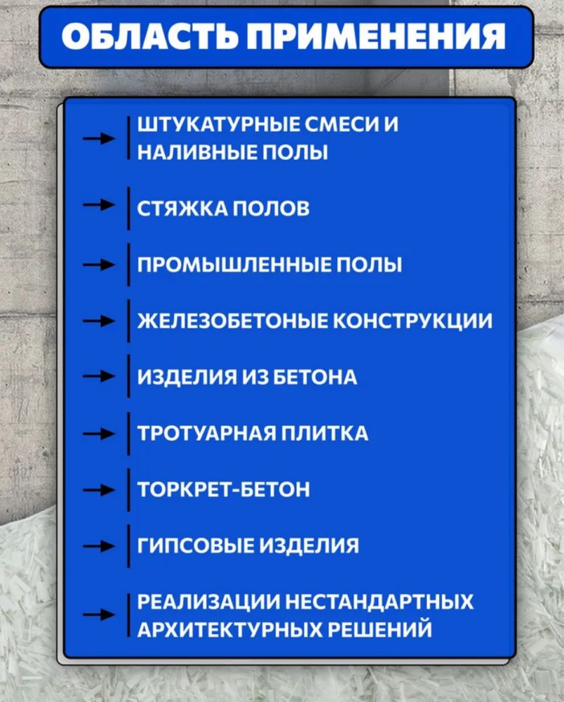 Фибра , фиброволокно, фибробетон