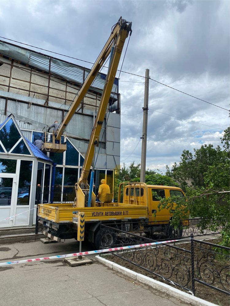 Услуги автовышки и монупулятор