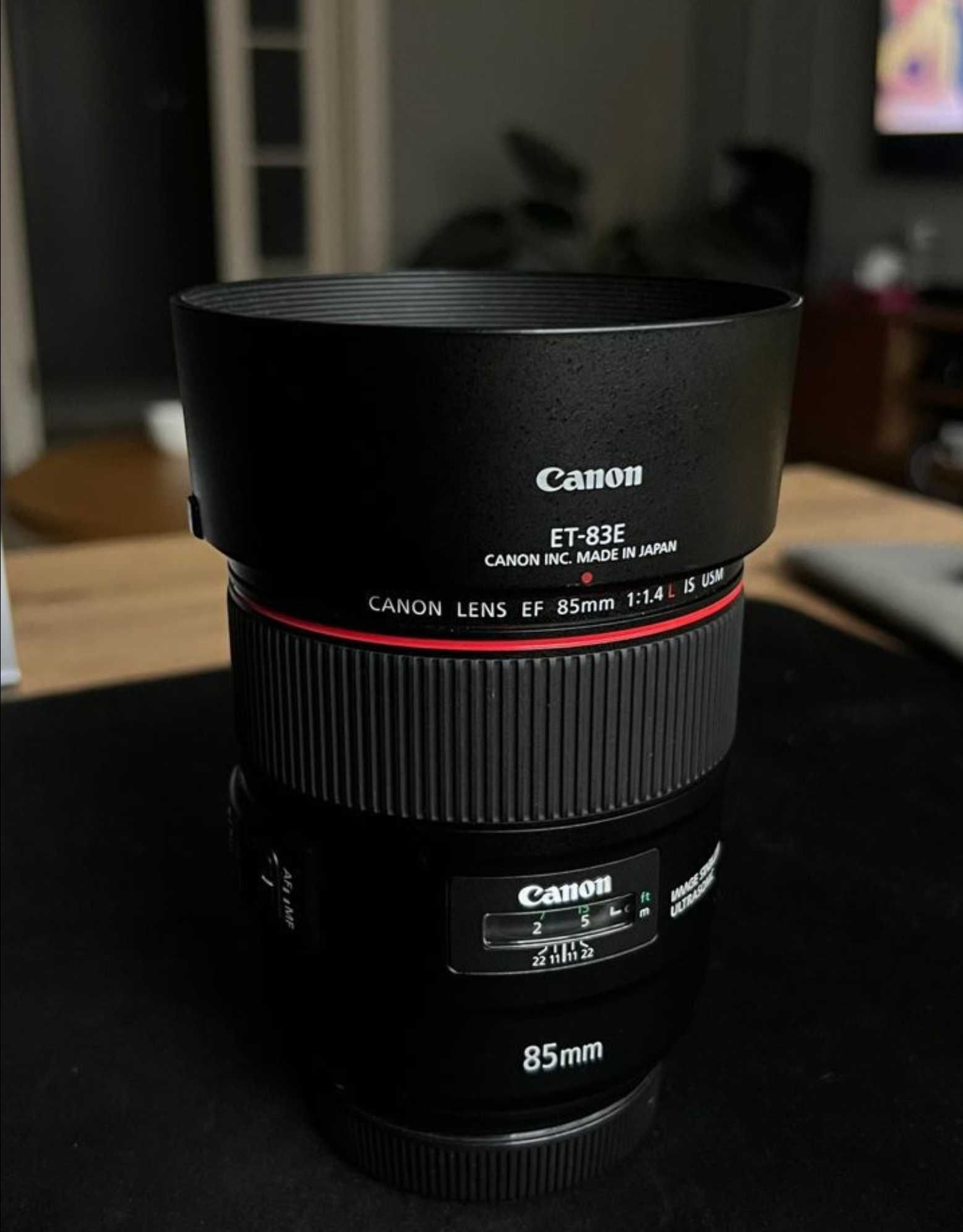 Canon Lens EF 85mm f 1.4 L USM